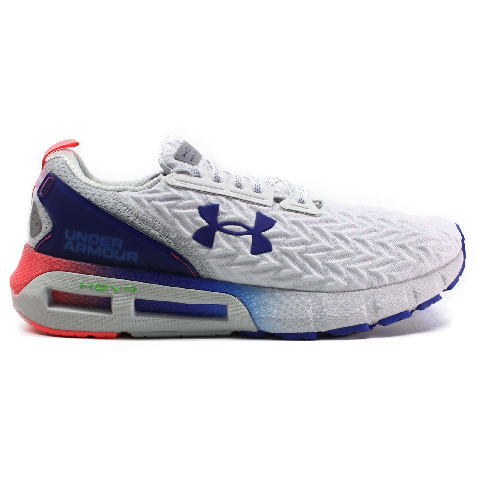 Under Armour HOVR Mega 2 Clone Synthetic Textile Men's Low-Top Sneakers#color_white blue