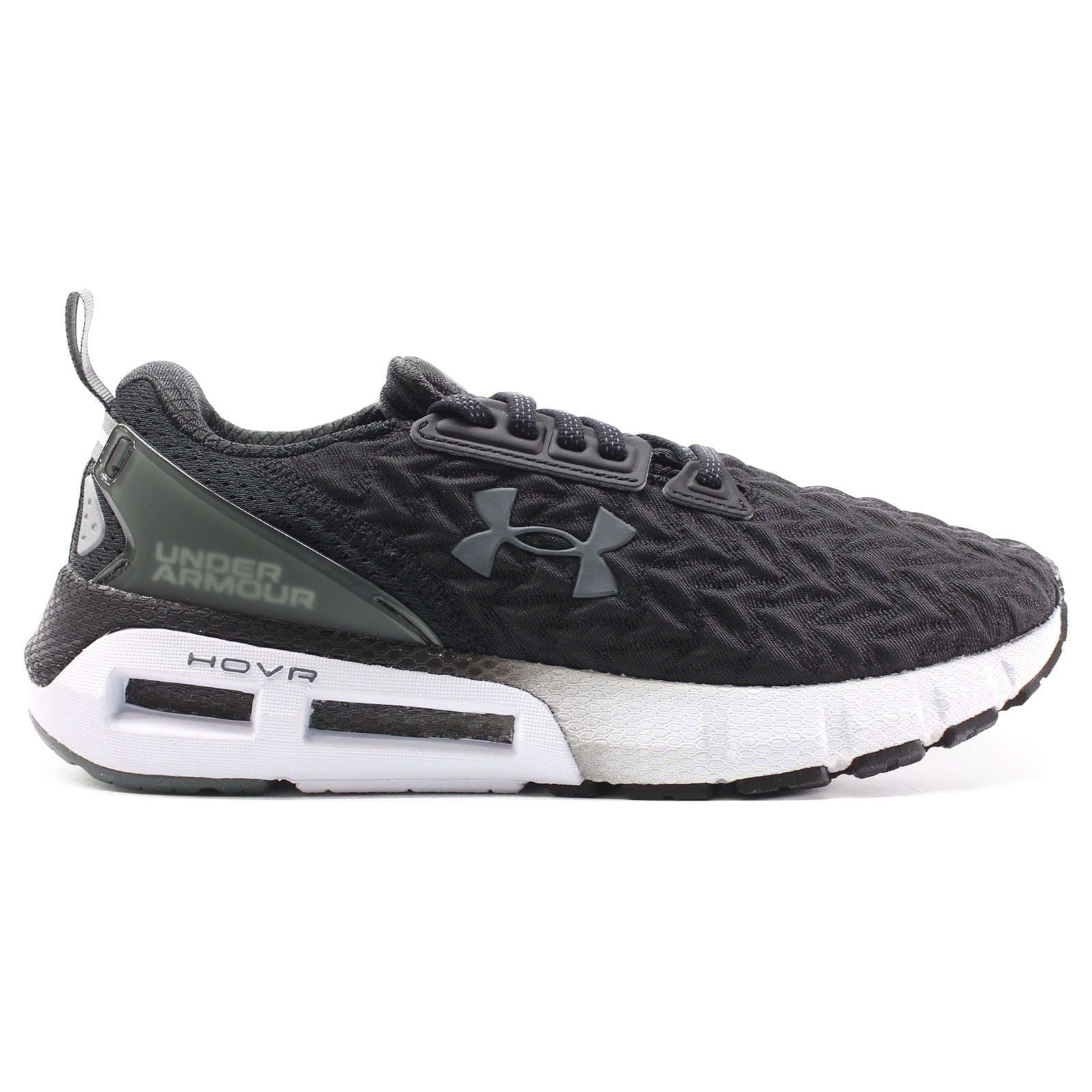 Under Armour HOVR Mega 2 Clone Synthetic Textile Women's Low-Top Sneakers#color_black white