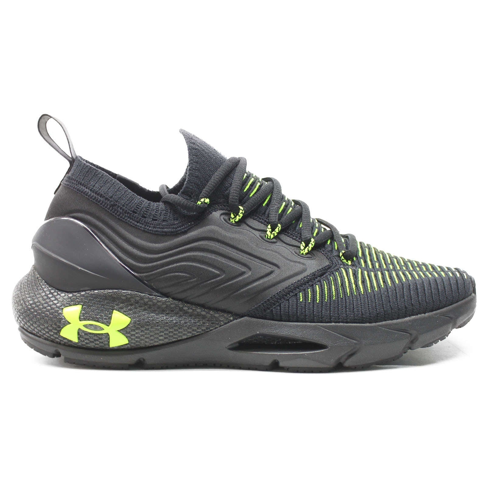 Under Armour HOVR Phantom 2 INKNT Synthetic Textile Men's Low-Top Sneakers#color_black yellow