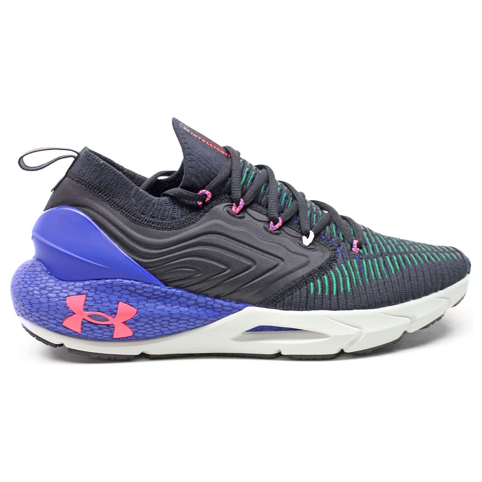Under Armour HOVR Phantom 2 INKNT Synthetic Textile Men's Low-Top Sneakers#color_black blue