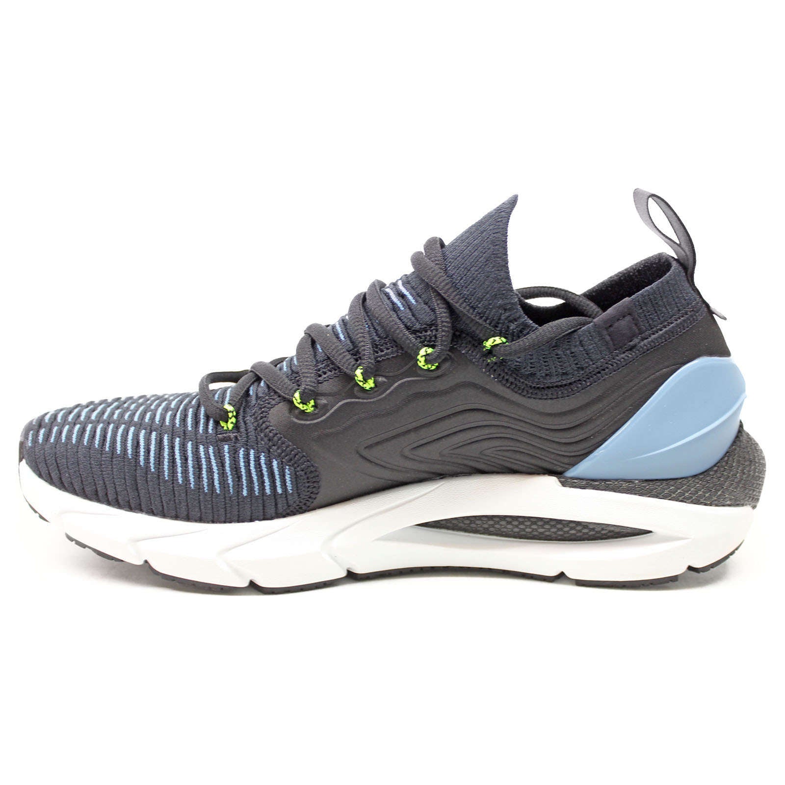 Under Armour HOVR Phantom 2 INKNT Synthetic Textile Men's Low-Top Sneakers#color_black black blue