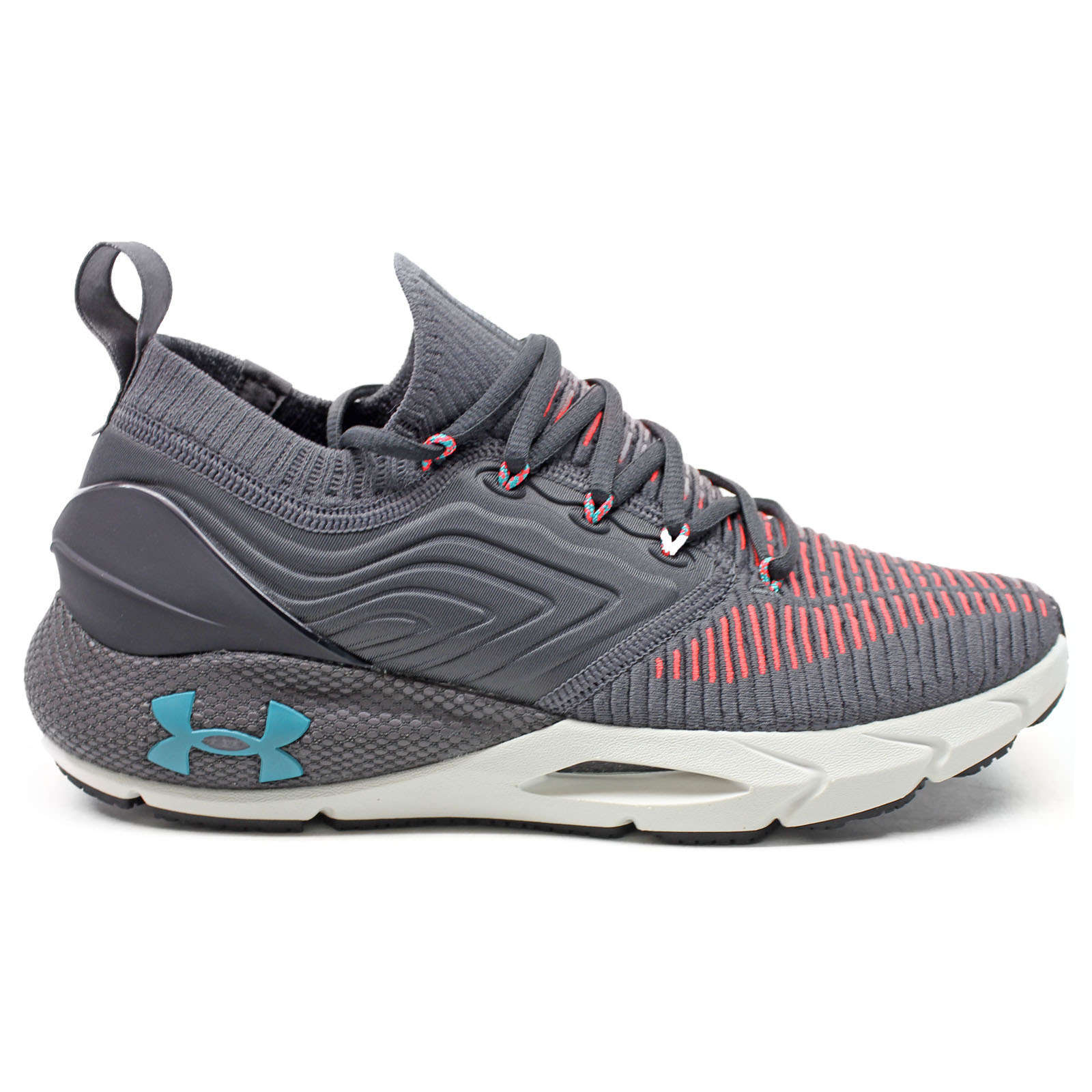 Under Armour HOVR Phantom 2 INKNT Synthetic Textile Men's Low-Top Sneakers#color_grey red
