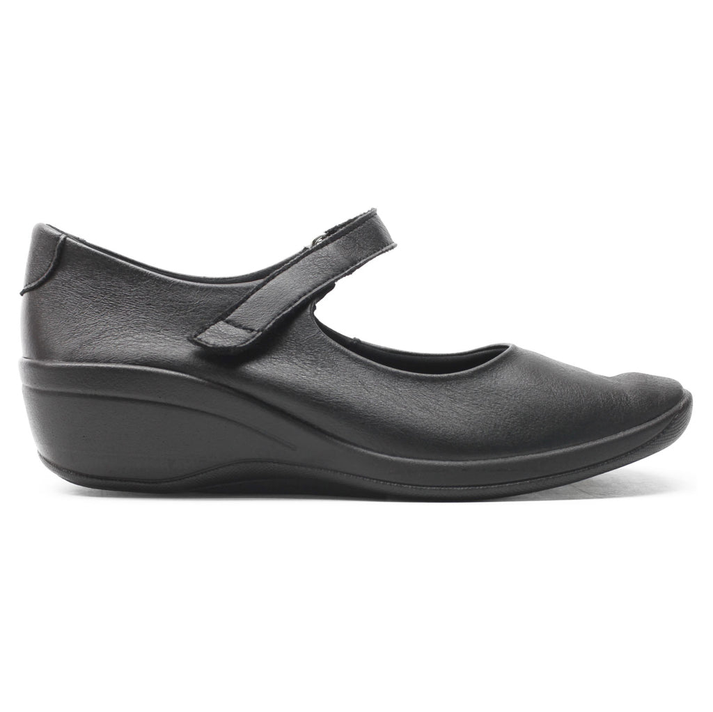 Arcopedico L63 Leather Women's Slip-on Shoes#color_gin black