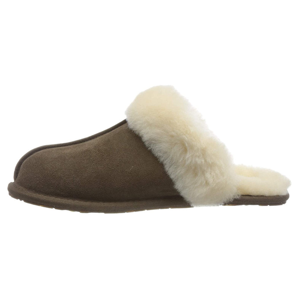 UGG Scuffette II Sheepskin Suede Women's Slide Sandals#color_espresso