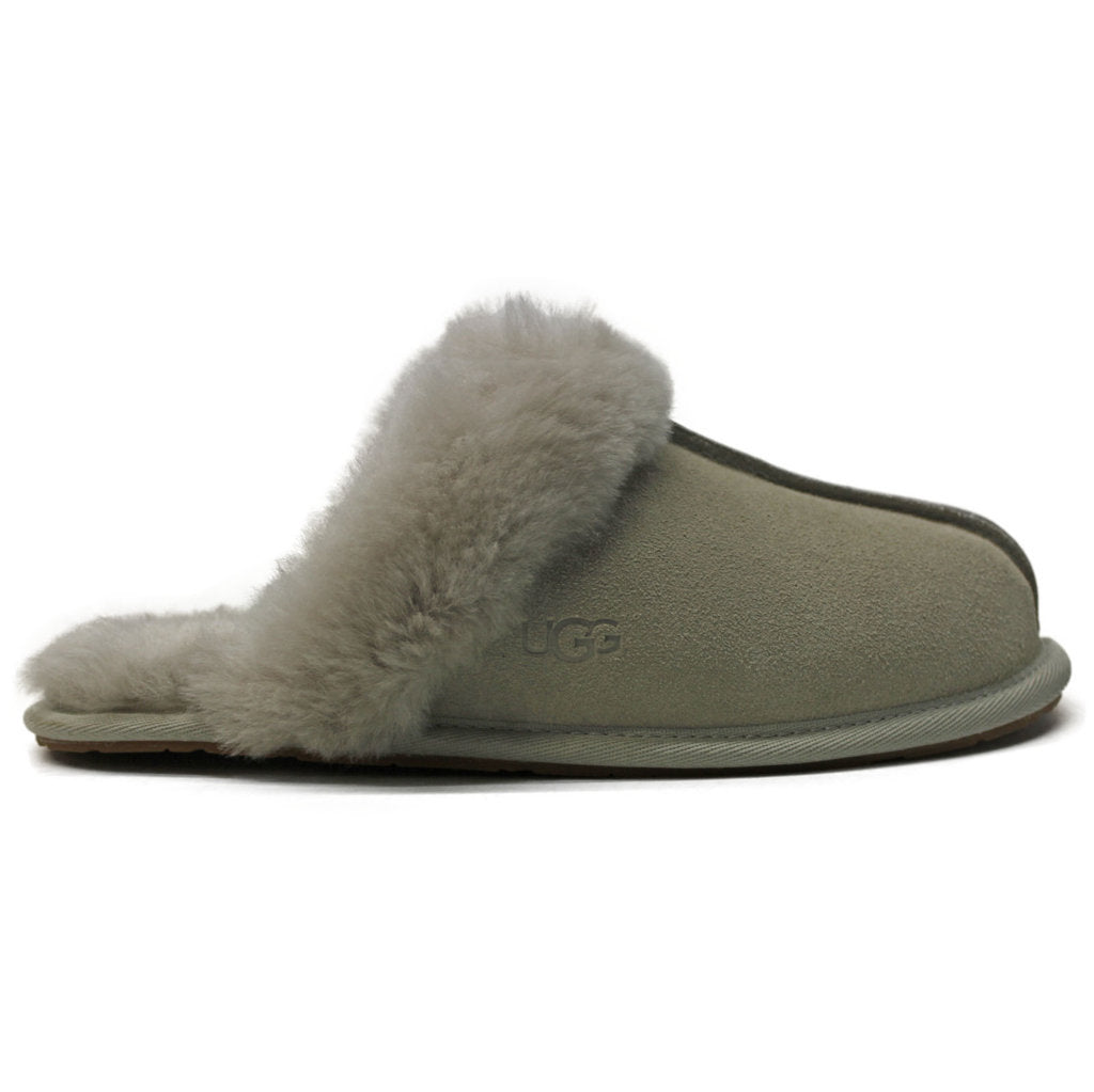 UGG Scuffette II Sheepskin Suede Women's Slide Sandals#color_goat