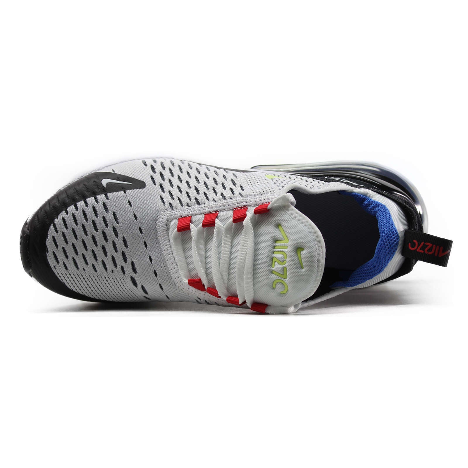 Nike Air Max 270 GS Synthetic Textile Youth Low-Top Trainers#color_white light lemon twist black