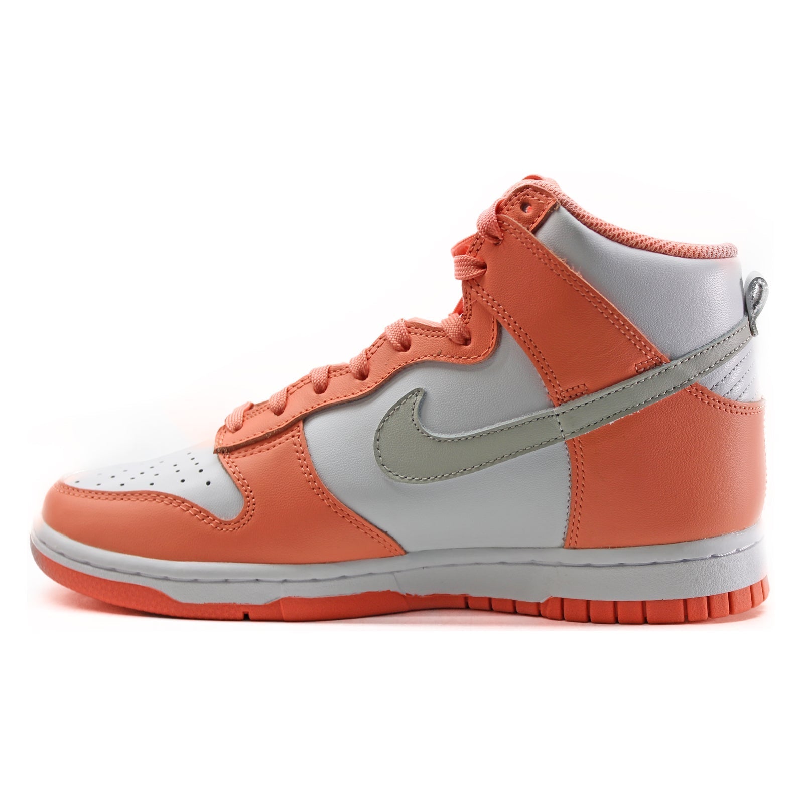 Nike Dunk Leather Unisex High-Top Sneakers#color_crimson bliss light iron ore