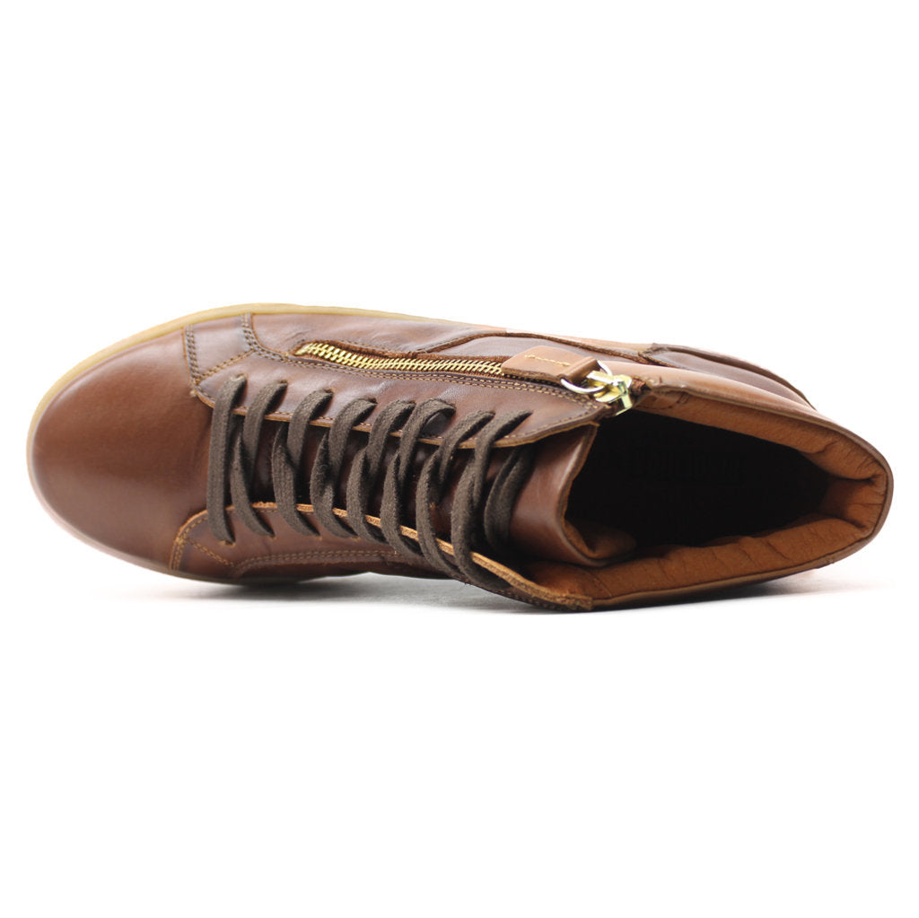 Pikolinos Vitoria W0T-7559 Leather Womens Sneakers#color_cuero