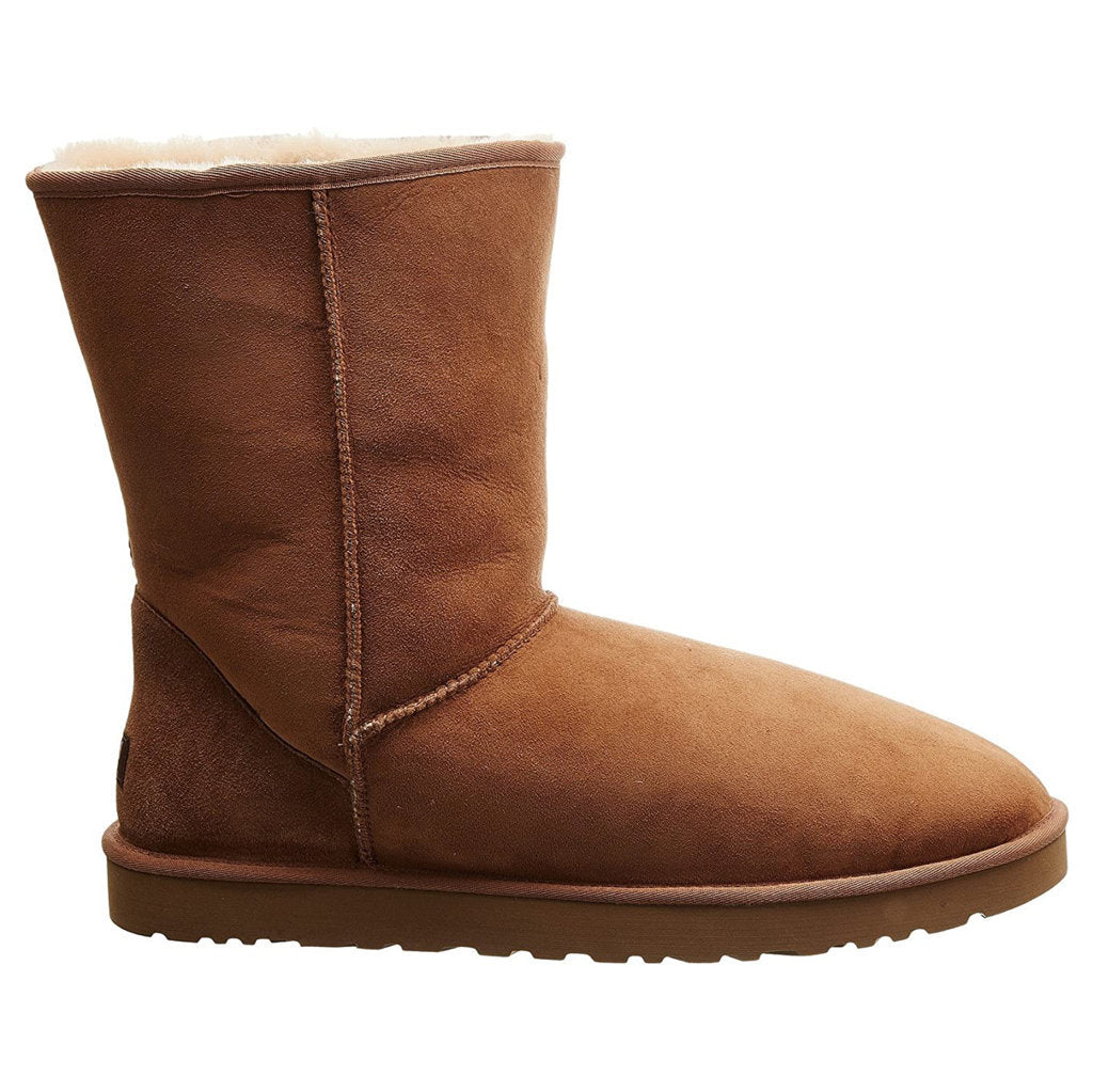 UGG Classic Short Suede Sheepskin Leather Men's Boots#color_chestnut