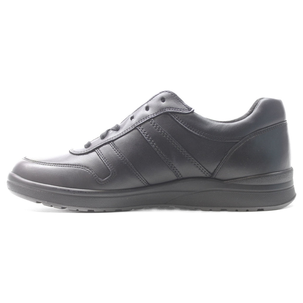 Mephisto Vito Leather Mens Sneakers#color_black