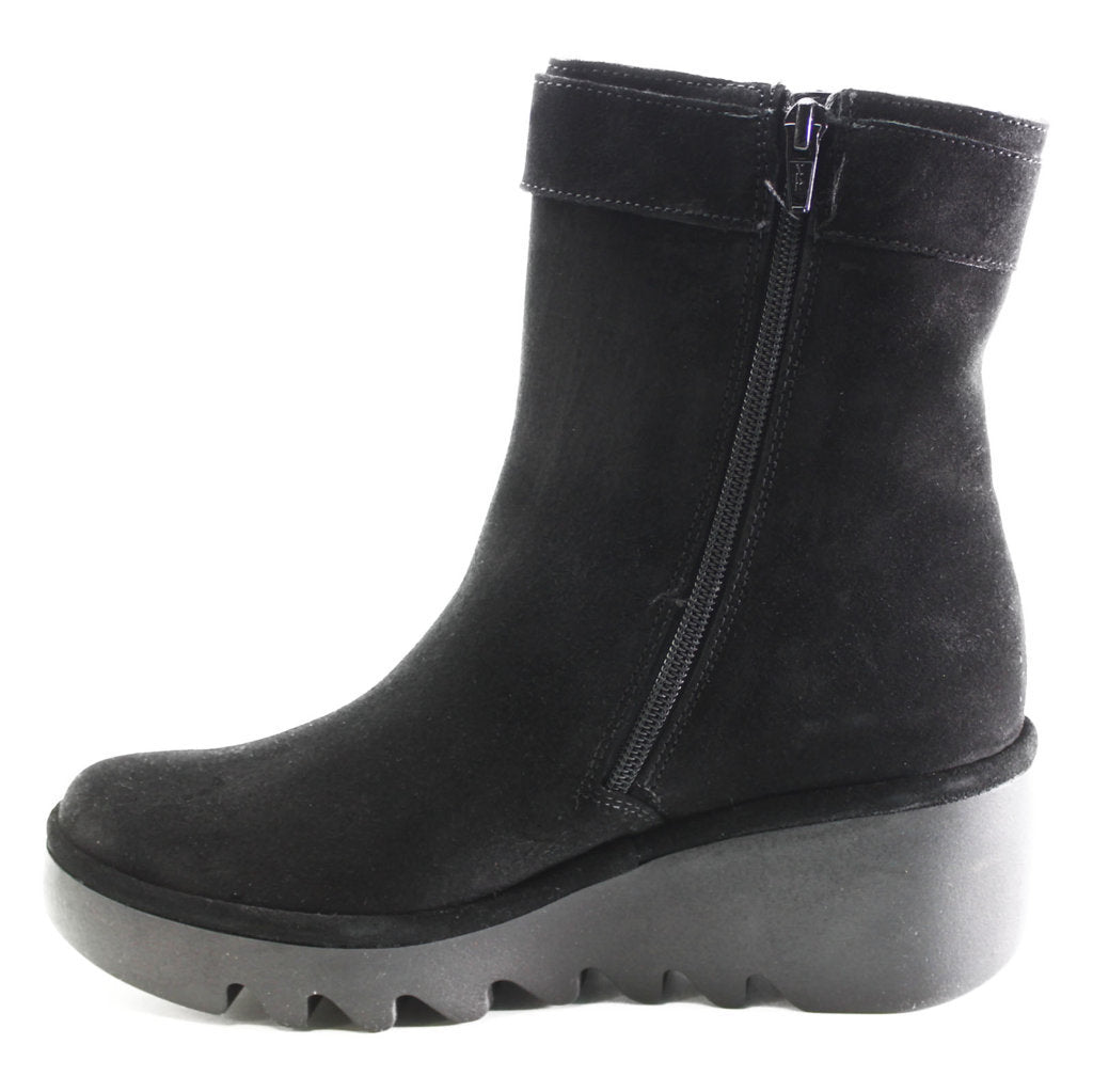 Fly London BEPP396FLY Suede Womens Boots#color_black