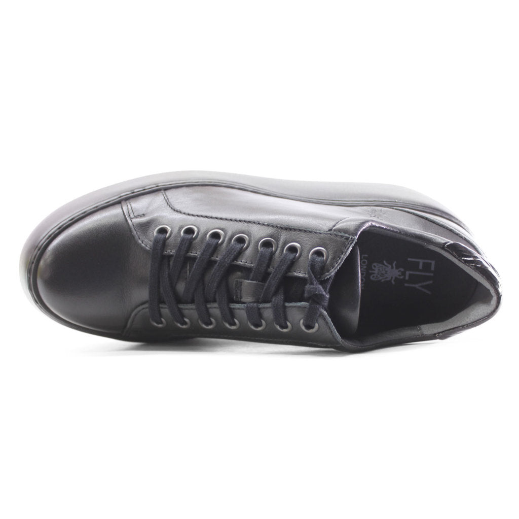 Fly London DILE450FLY Leather Womens Sneakers#color_black