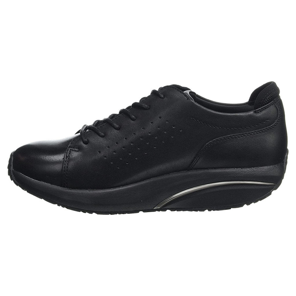 MBT Jion Nappa Leather & Mesh Men's Low-Top Sneakers#color_black black