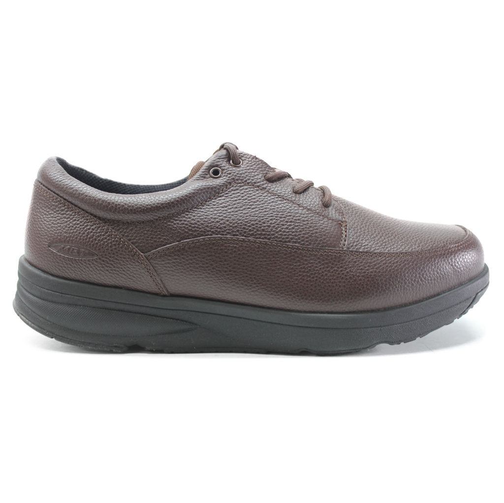 MBT Nevada Leather Men's Casual Sneakers#color_brown