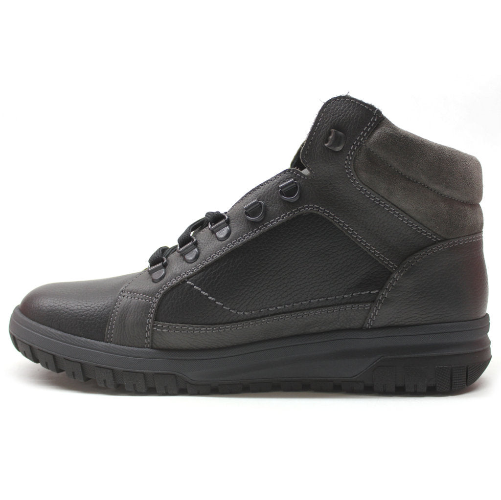 Mephisto Pitt Leather Mens Boots#color_black