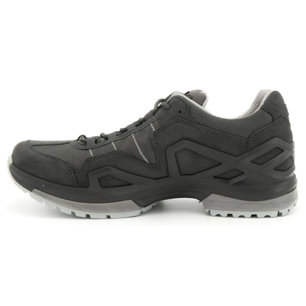 Lowa Gorgon GTX Suede Leather Men's Sneakers#color_black anthracite