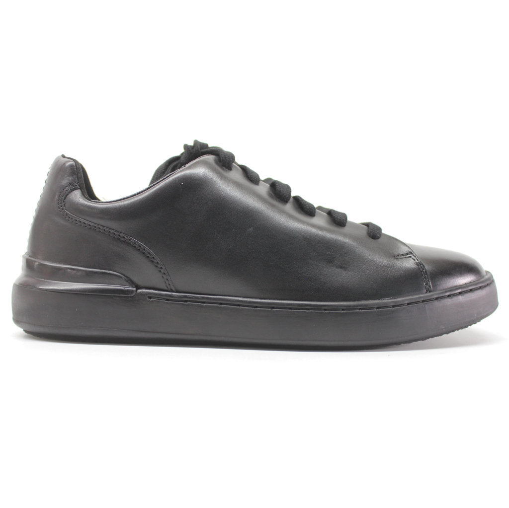 Clarks Originals CourtLite Lace Leather Men's Low-Top Sneakers#color_black