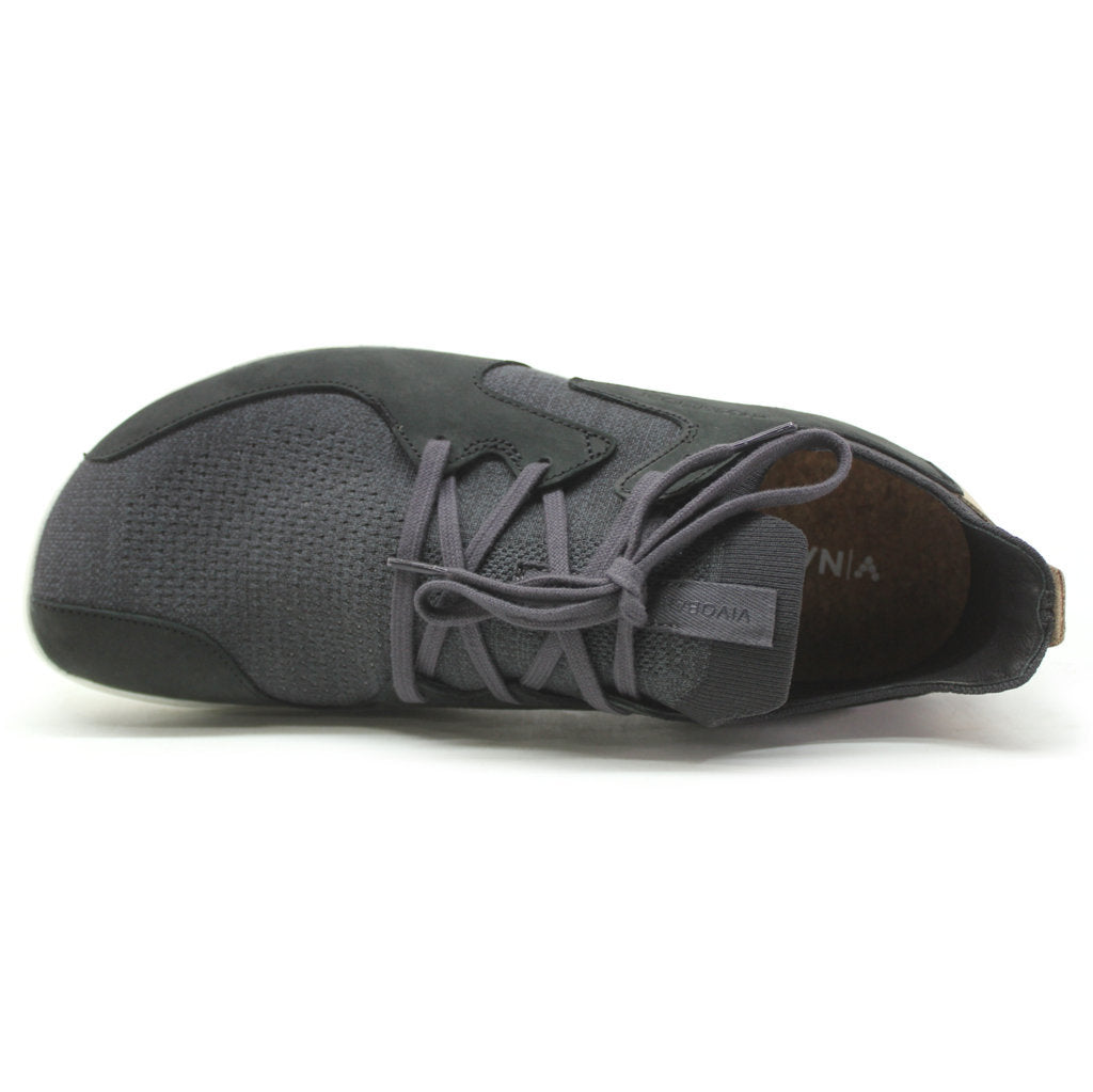 Vivobarefoot Primus Asana Leather Textile Mens Sneakers#color_black