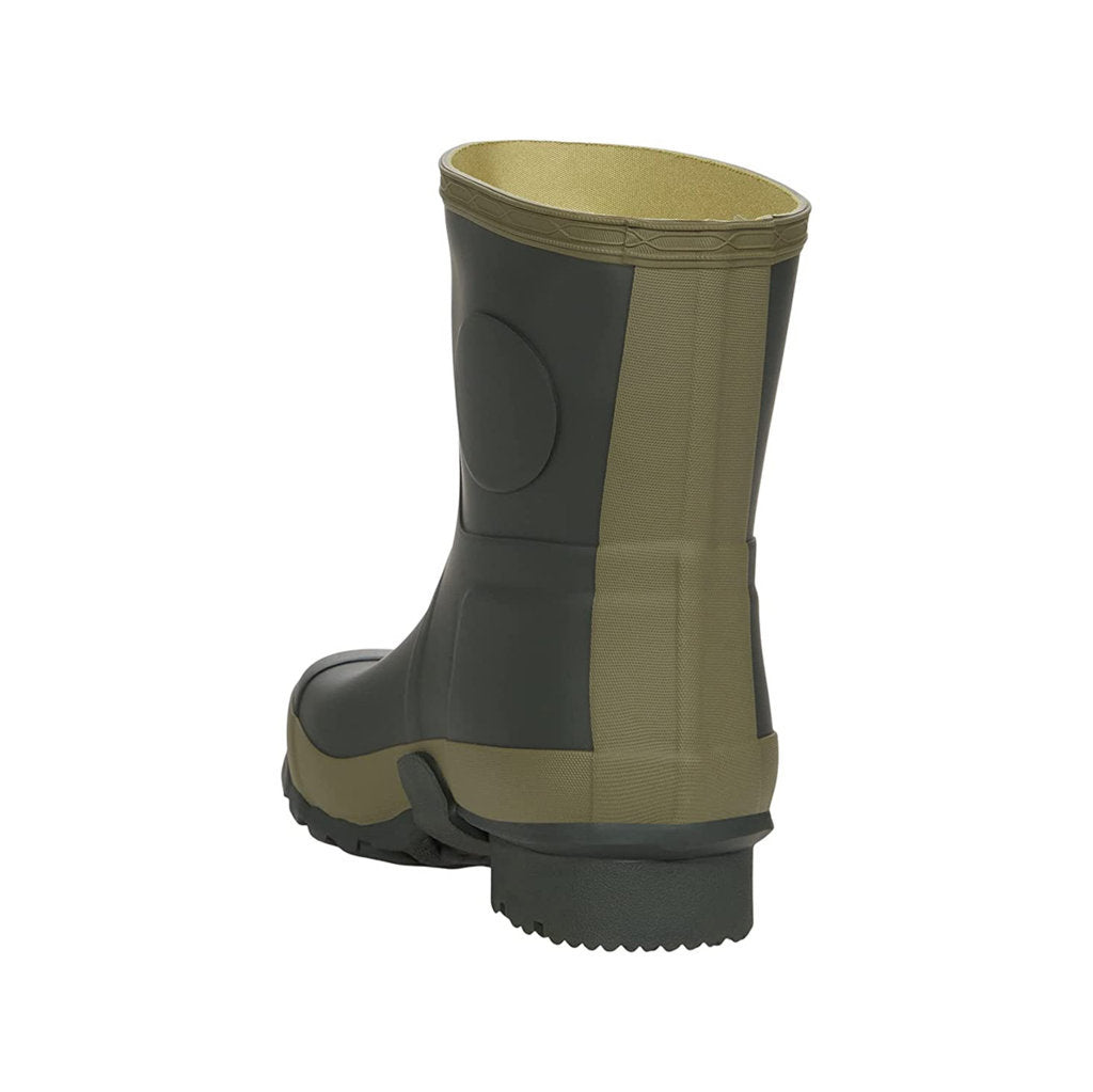 Hunter Field Gardener Rubber Men's Short Wellington Boots#color_dark olive clay