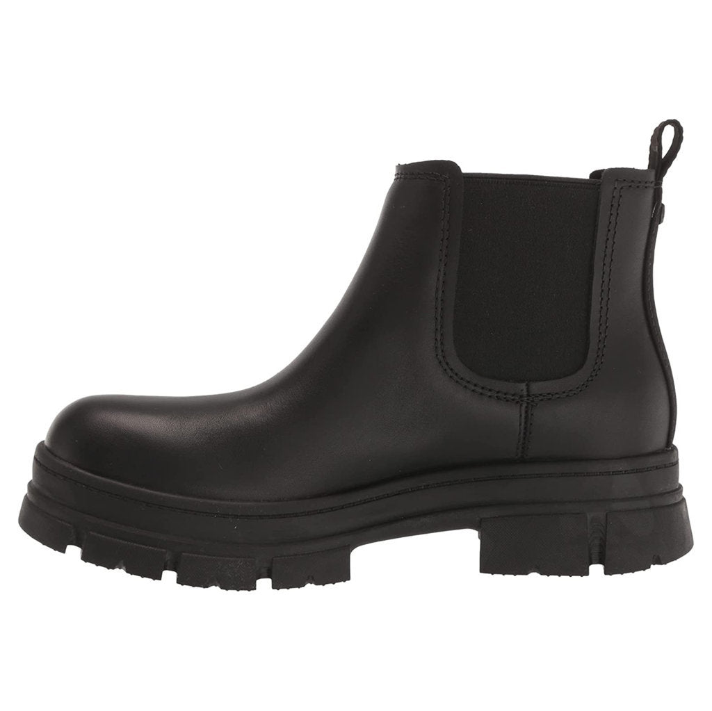 UGG Ashton Waterproof Full-grain Leather Women's Chelsea Boots#color_black