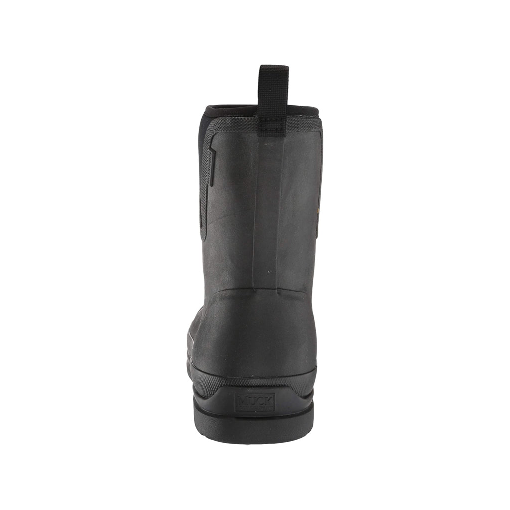 Muck Boot Pull On Mid Rubber Mens Boots#color_black