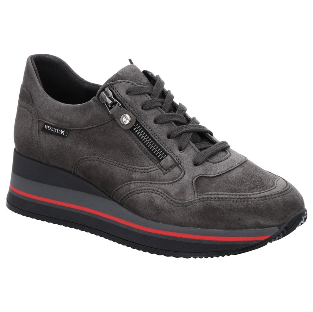 Mephisto Olimpia Suede Womens Sneakers#color_grey