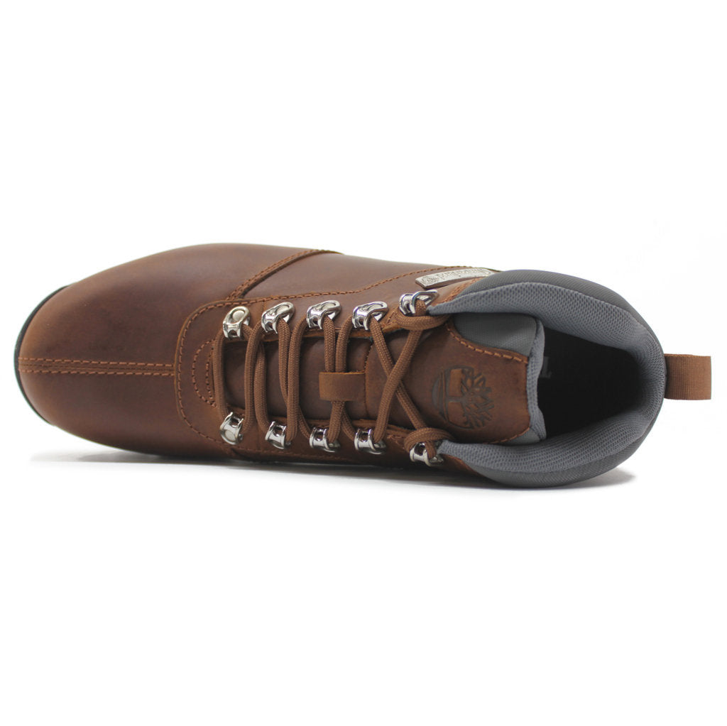 Timberland Splitrock Mid Hiker Leather Mens Boots#color_rust