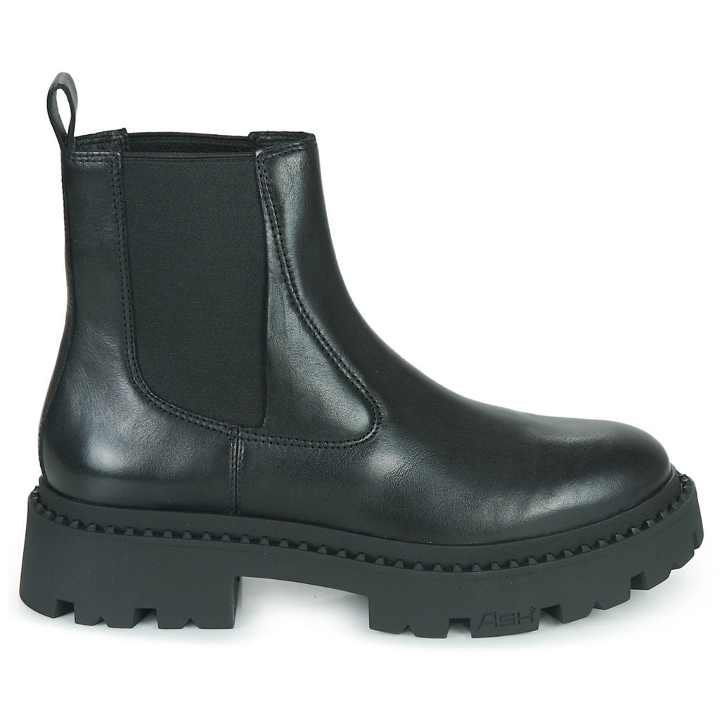 Ash Genesis Leather Women's Chelsea Boots#color_black