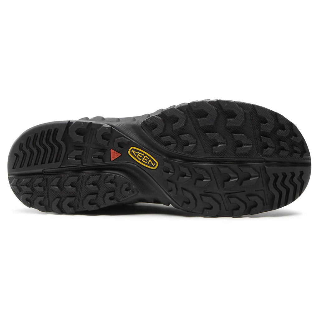 Keen NXIS EVO Mid Mesh Men's Lightweight Waterproof Hiking Sneakers#color_forest night dark olive