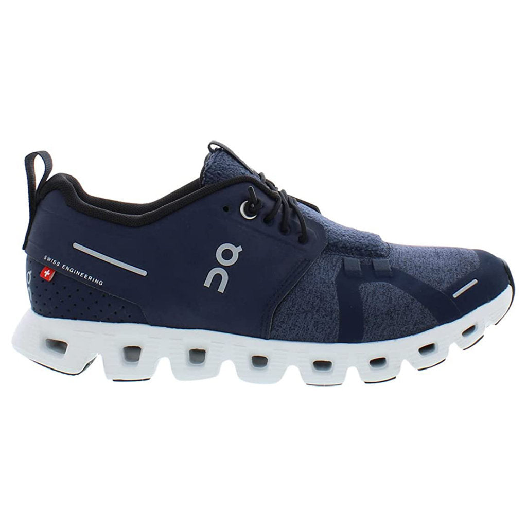 On Cloud 5 Terry Textile Synthetic Mens Sneakers#color_ink navy