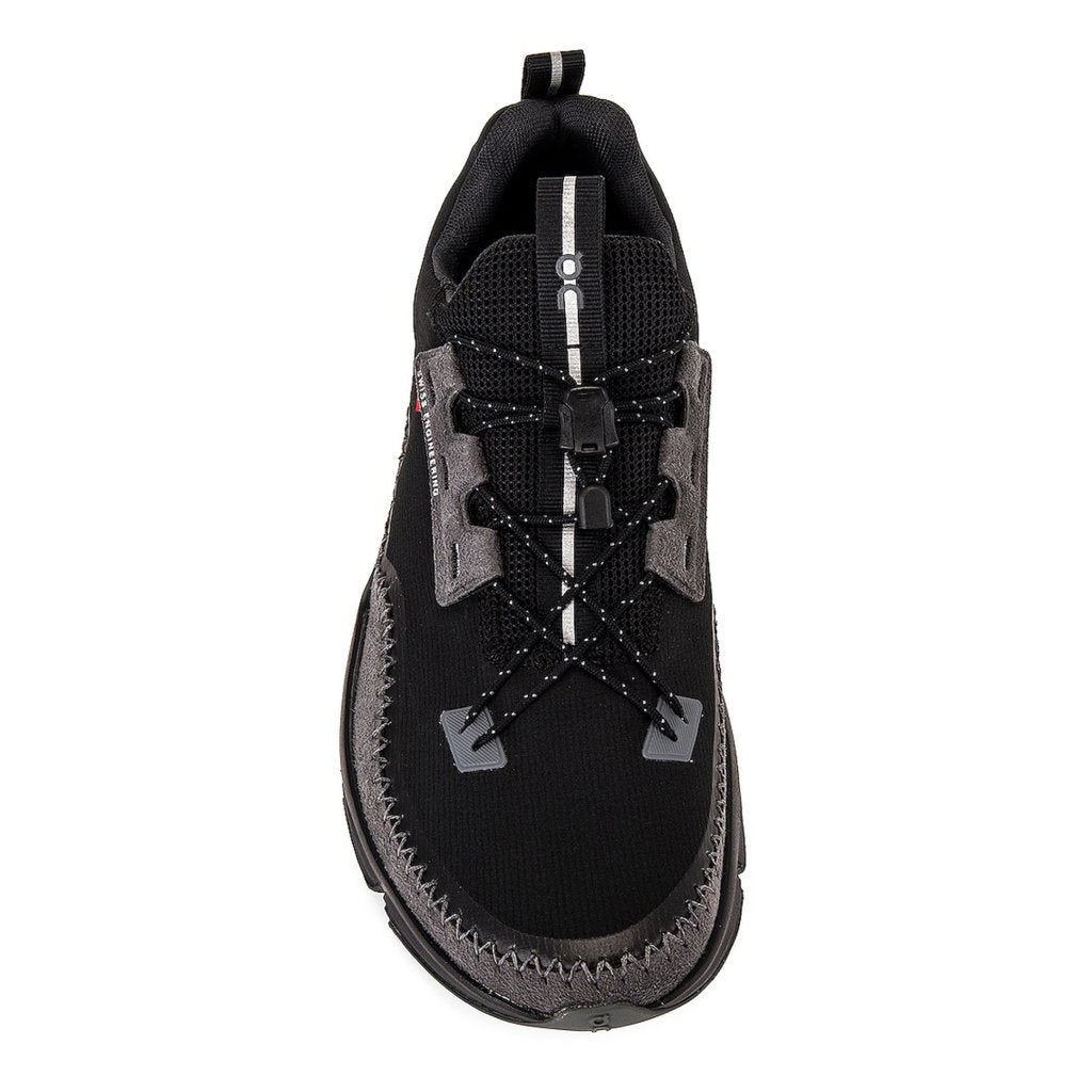 On Cloudaway Textile Synthetic Womens Sneakers#color_black rock