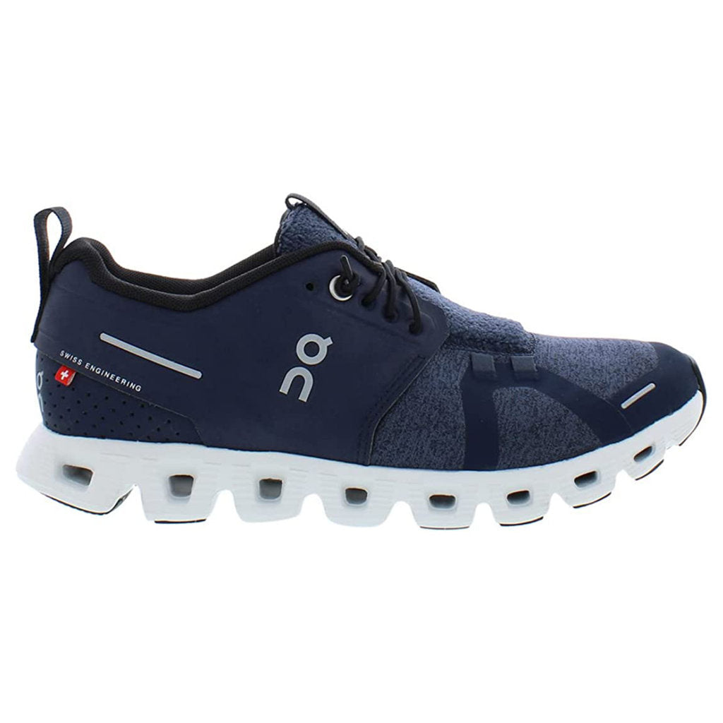 On Cloud 5 Terry Textile Synthetic Womens Sneakers#color_ink navy