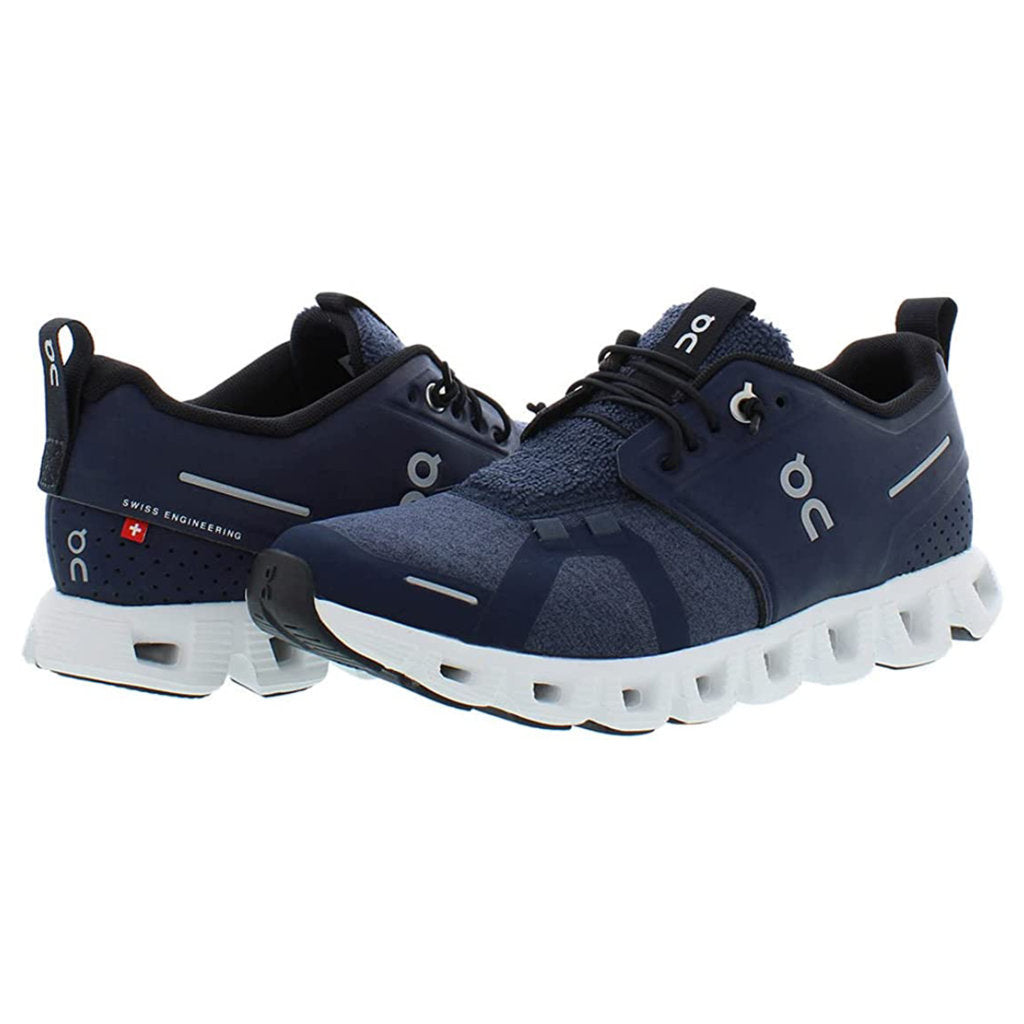 On Cloud 5 Terry Textile Synthetic Womens Sneakers#color_ink navy