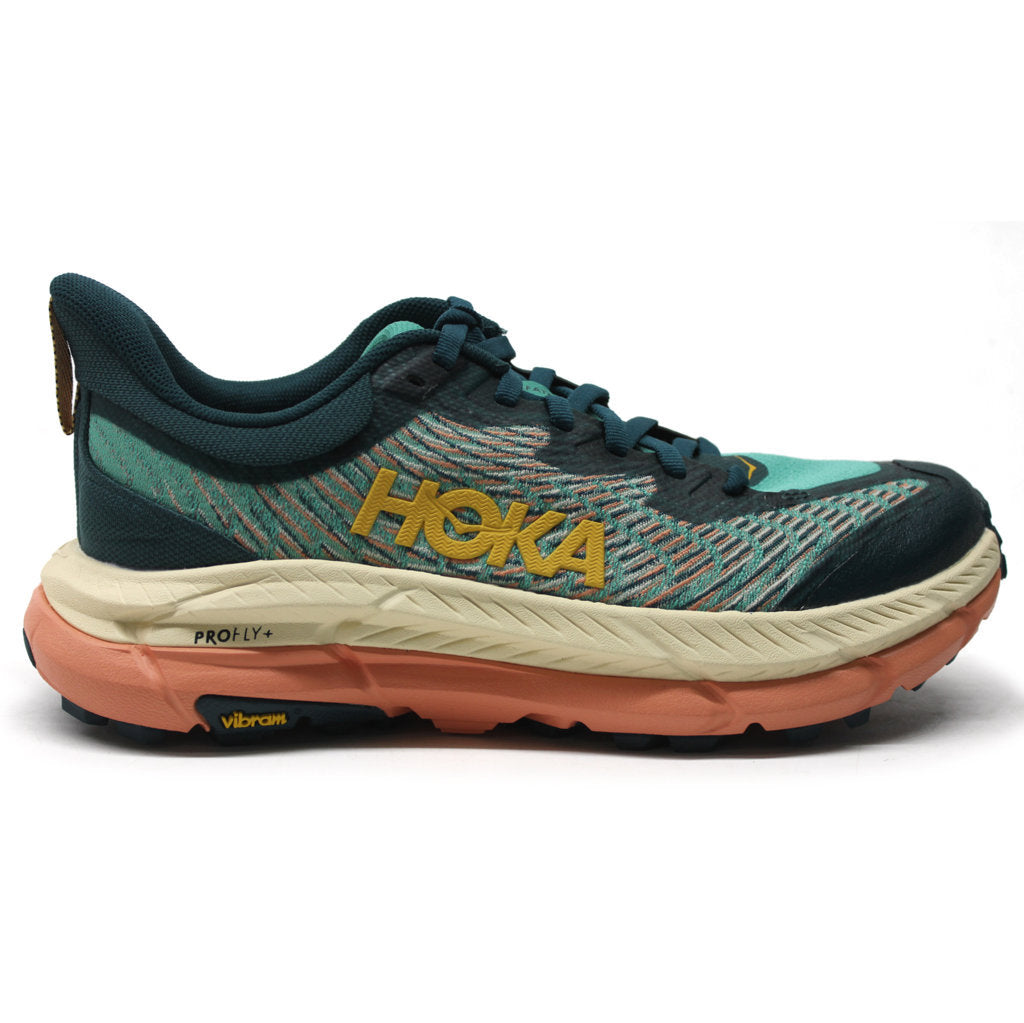 Hoka One One Mafate Speed 4 Mesh Women's Low-Top Trail Sneakers#color_deep teal water garden