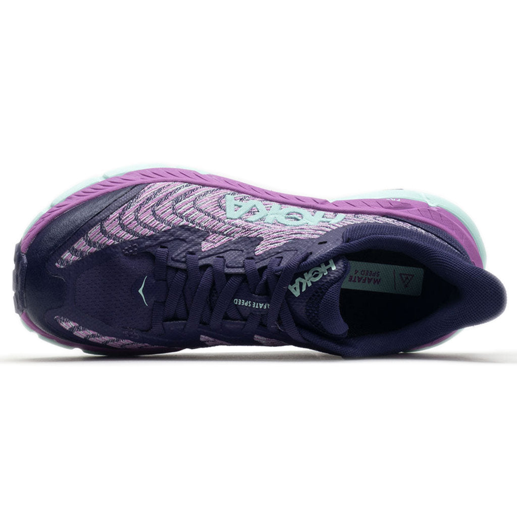 Hoka Mafate Speed 4 Mesh Women's Running Shoes#color_night sky orchid flower