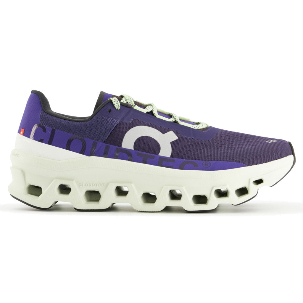 On Cloudmonster Textile Men's Running Shoes#color_acai aloe