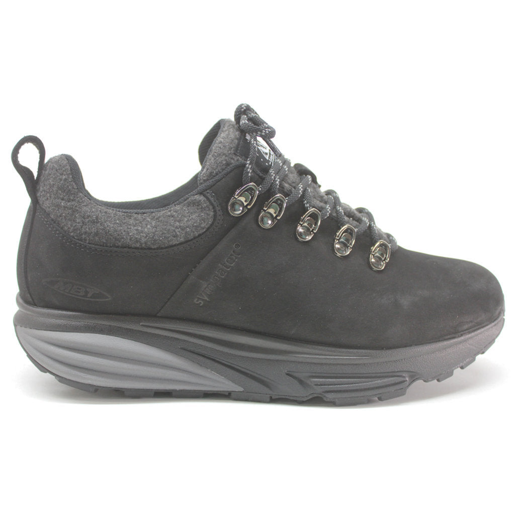 MBT MT Alpine SYM Full Grain Leather Men's Hiking Sneakers#color_black