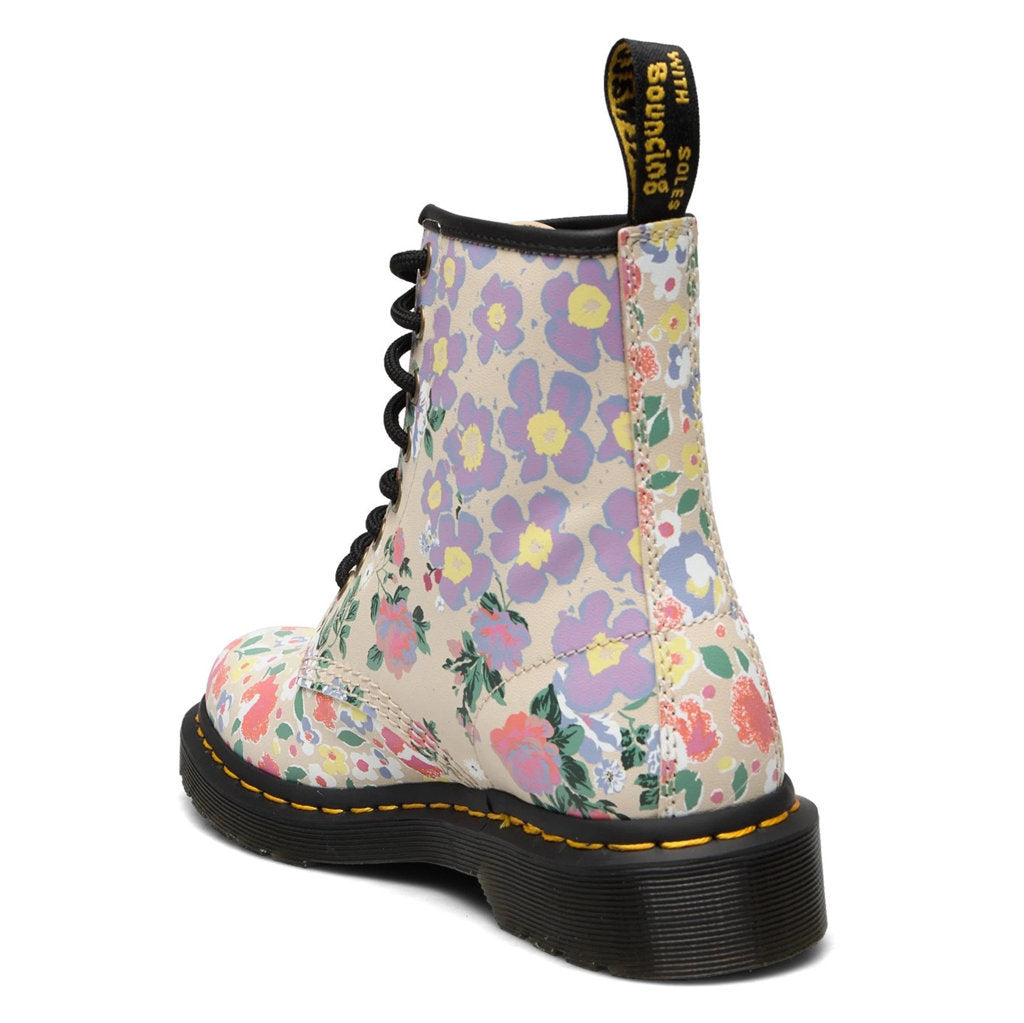 Dr. Martens 1460 Printed Leather Women's Ankle Boots#color_parchment beige