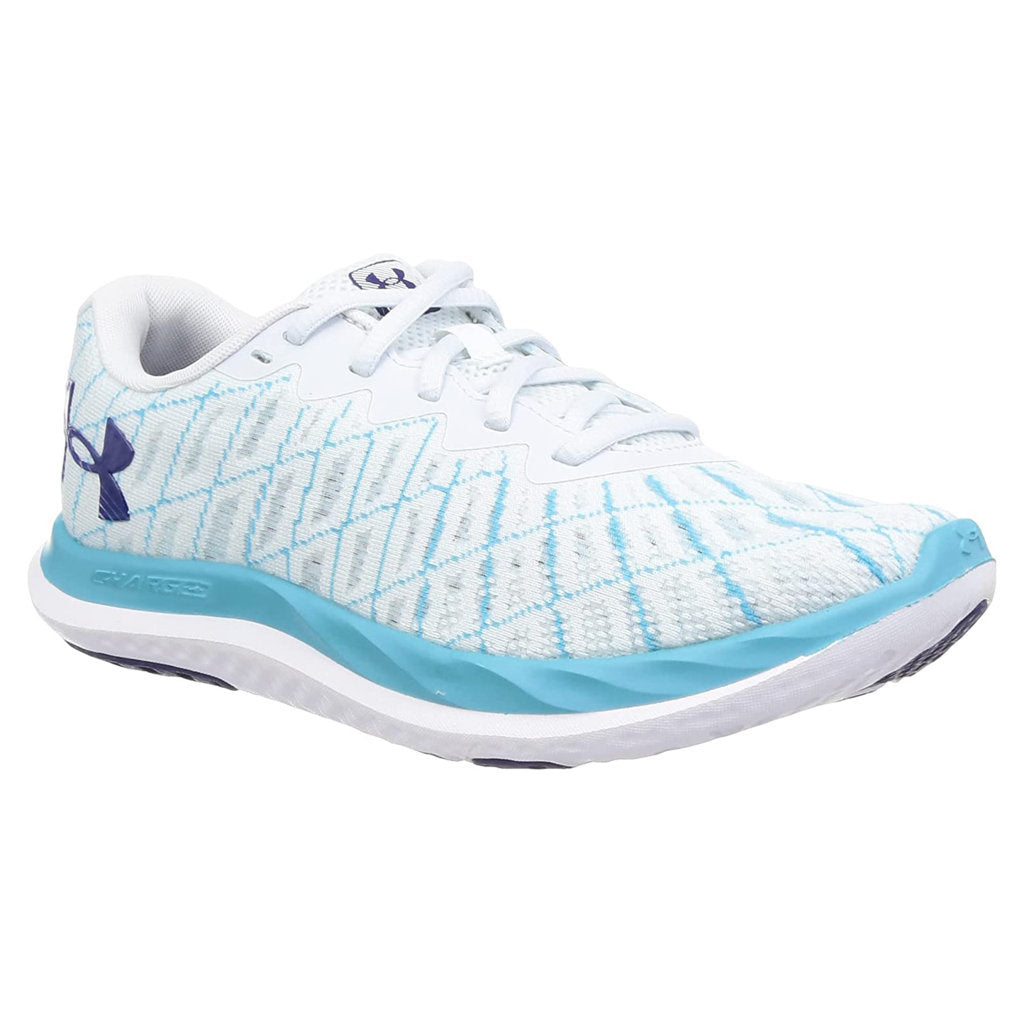 Under Armour Charged Breeze 2 Textile Women's Low-Top Sneakers#color_grey blue