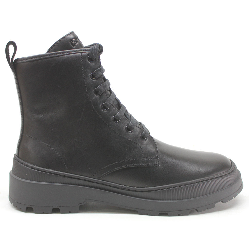 Camper Brutus Trek GTX Polished Leather Men's Ankle Boots#color_black
