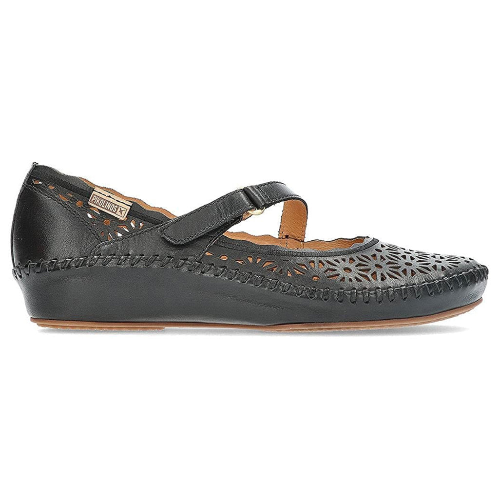 Pikolinos P. Vallarta 655-0599 Leather Womens Shoes#color_black