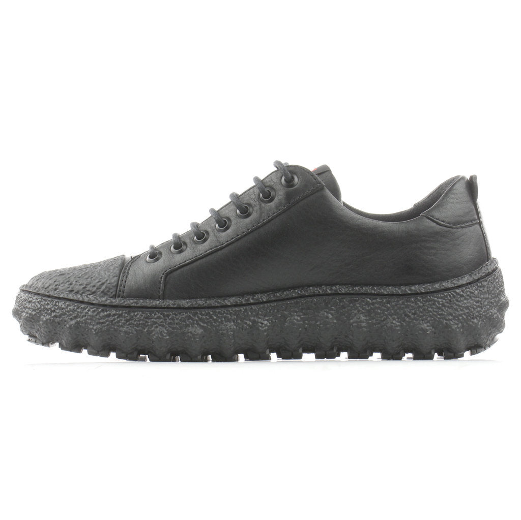 Camper Ground Calfskin Leather Men's Shoes#color_black