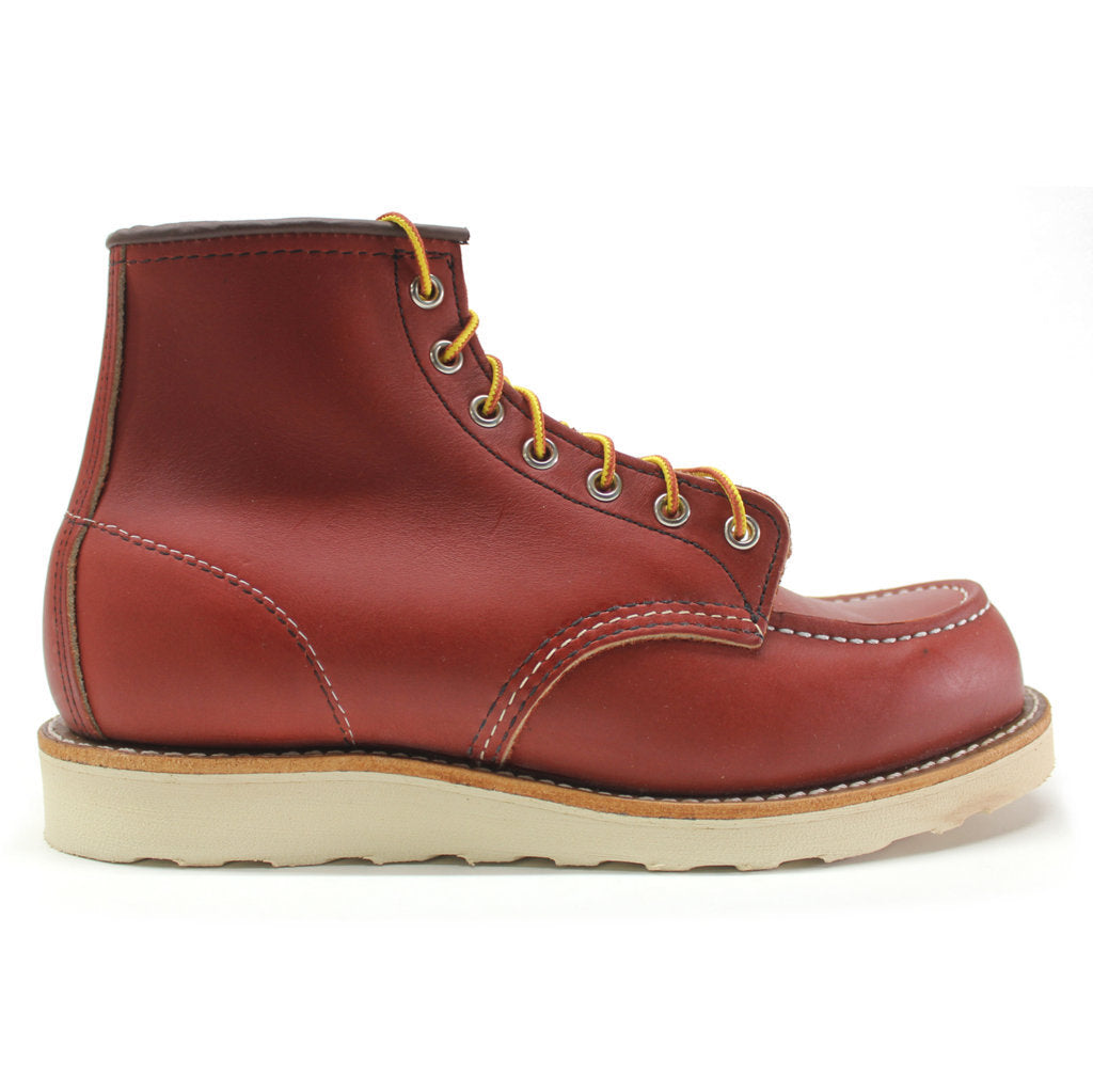 Red Wing Heritage Full Grain Leather 6 Inch Classic Men's Moc Toe Boots#color_oro russet