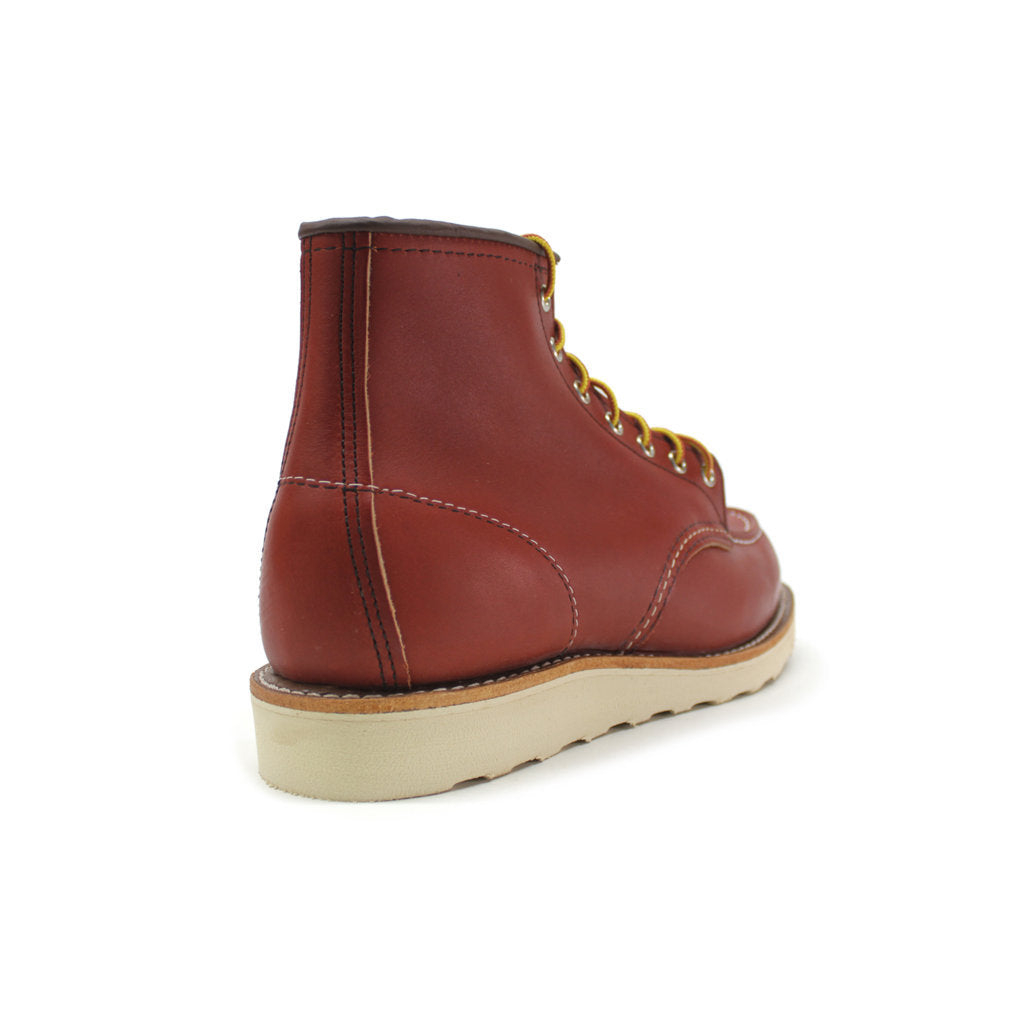 Red Wing Heritage Full Grain Leather 6 Inch Classic Men's Moc Toe Boots#color_oro russet