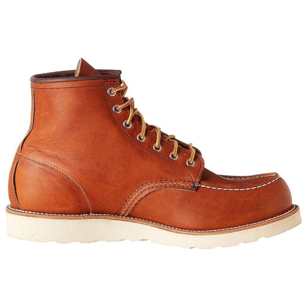 Red Wing Heritage Full Grain Leather 6 Inch Classic Men's Moc Toe Boots#color_oro legacy