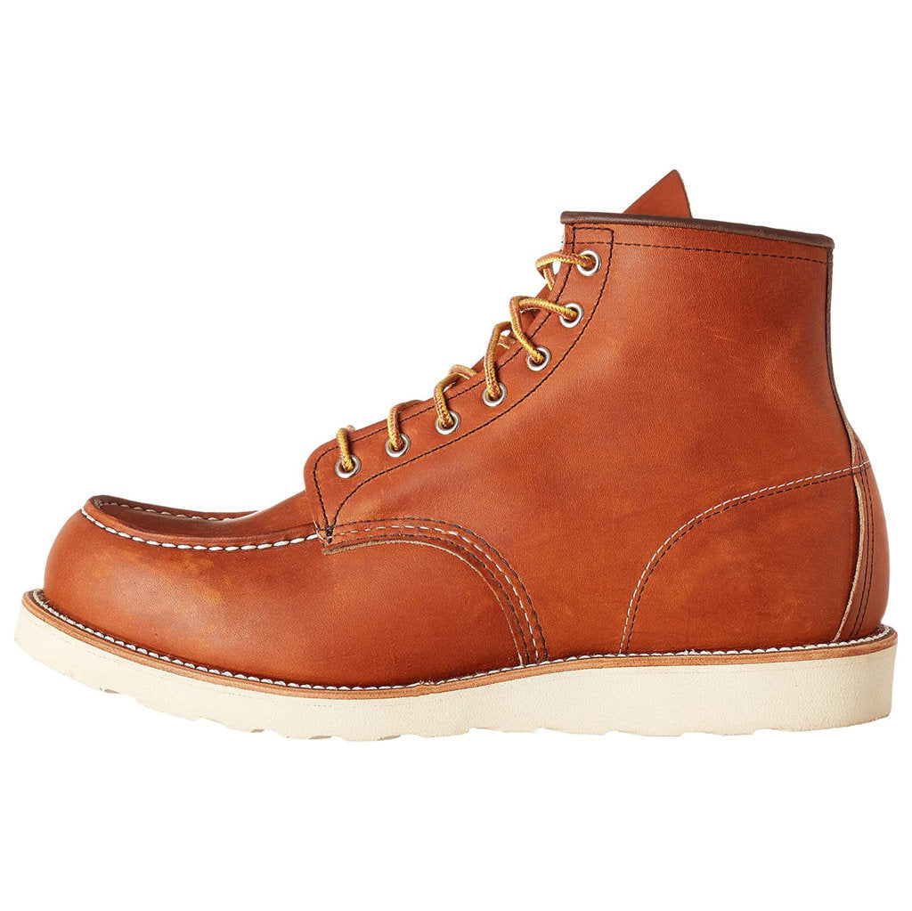 Red Wing Heritage Full Grain Leather 6 Inch Classic Men's Moc Toe Boots#color_oro legacy