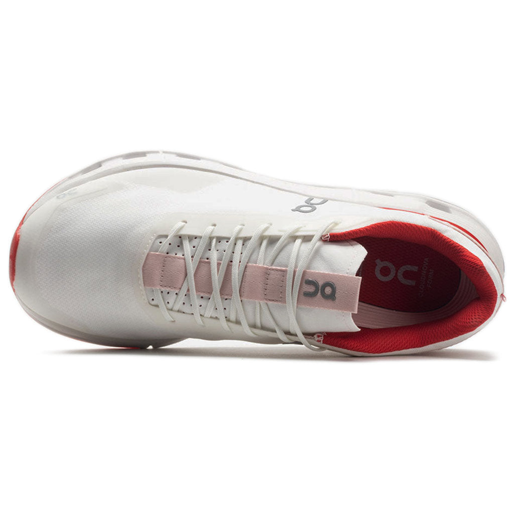 On Cloudnova Form Textile Synthetic Mens Sneakers#color_white red