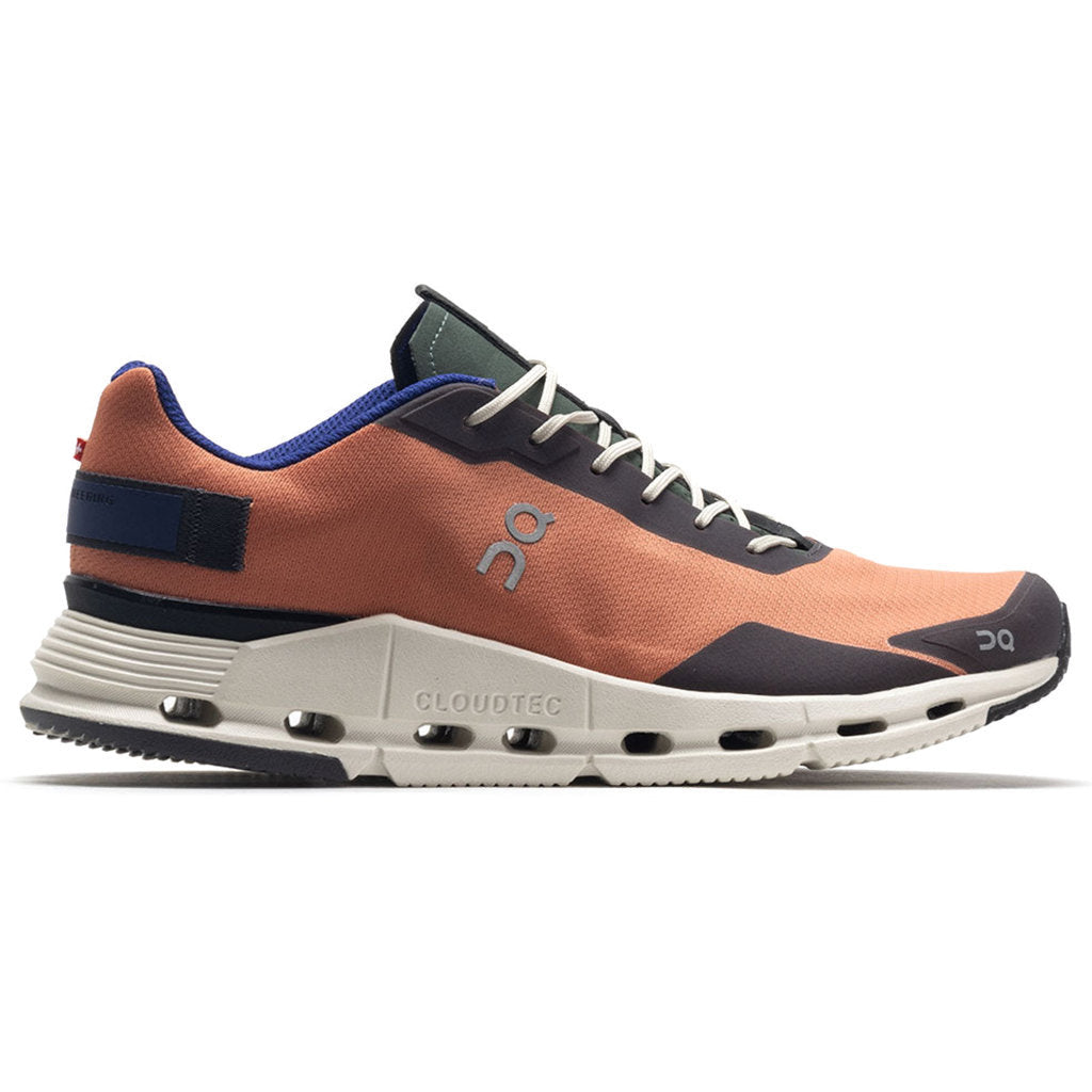 On Cloudnova Form Textile Synthetic Mens Sneakers#color_terracotta forest