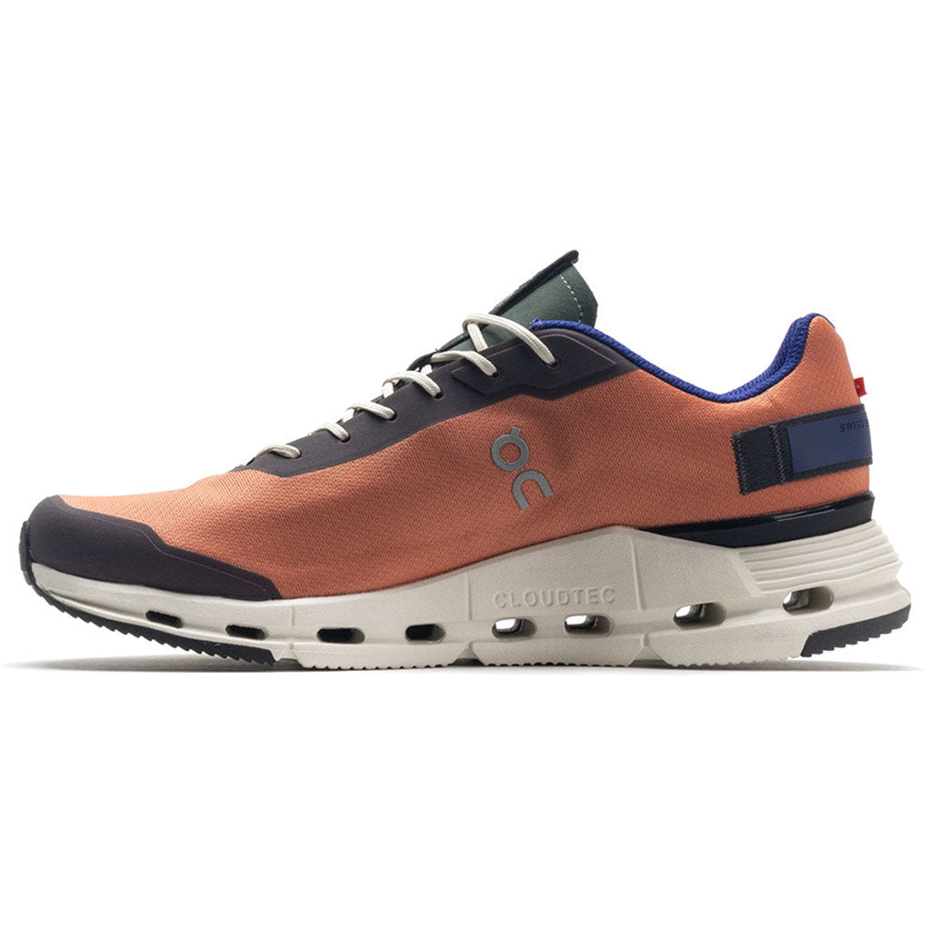 On Cloudnova Form Textile Synthetic Mens Sneakers#color_terracotta forest