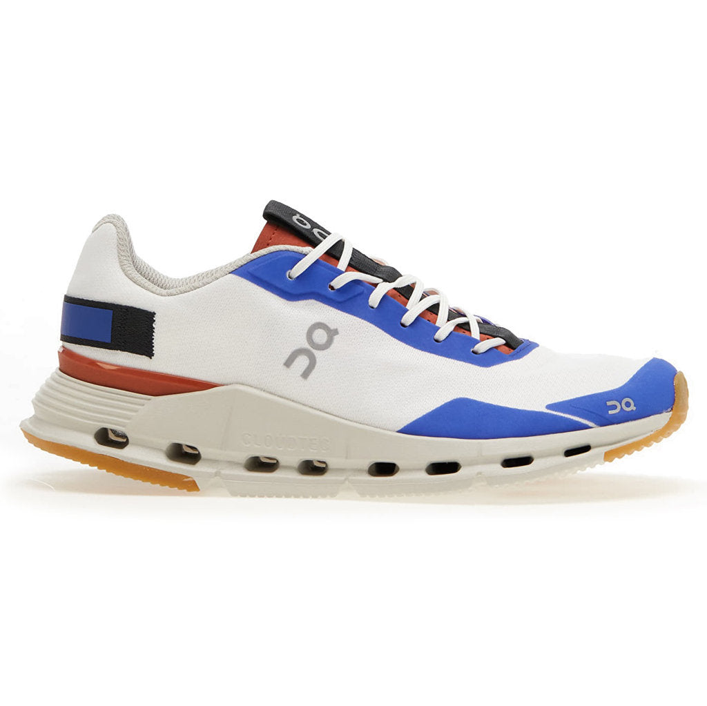 On Running Cloudnova Form Textile Women's Low-Top Sneakers#color_white rust